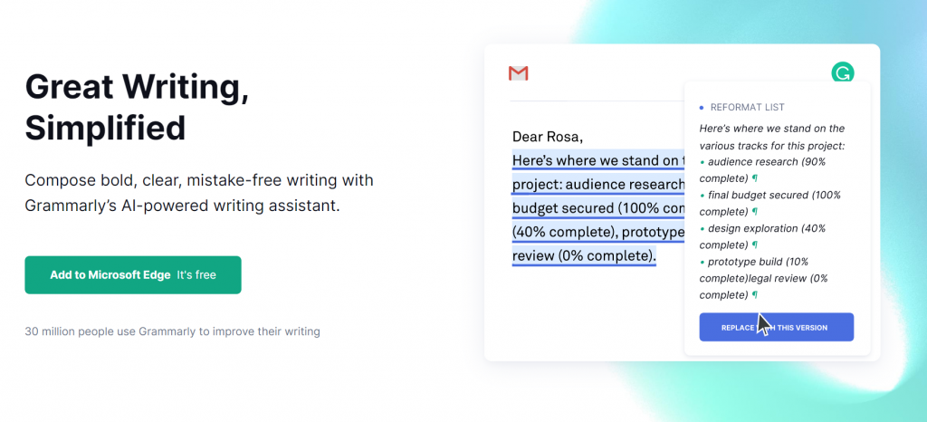 grammerly grammer correction tool